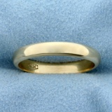 Comfort Fit Wedding Band Ring In 14k Yellow Gold