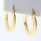 4mm Gold Hoop Earrings In 14k Yellow Gold
