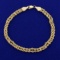 Double Rope Style Bracelet In 14k Yellow Gold