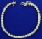 2.5ct Tw Diamond Tennis Bracelet In 14k Yellow Gold