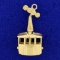 Vintage 3-d Gondola Charm In 18k Yellow Gold