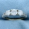 Certified 1.5ct Tw Diamond Engagement Or Anniversary Ring In 14k White Gold