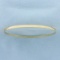 Diamond Cut Bangle Bracelet In 14k Yellow Gold