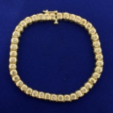 2ct Tw Diamond Bracelet In 14k Yellow Gold