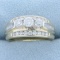 1.25ct Tw Diamond Anniversary Ring In 14k Yellow Gold
