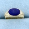 Lapis Lazuli Ring In 14k Yellow Gold