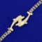 7 Inch Dolphin Bracelet In 14k Yellow Gold