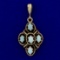 Vintage Opal Pendant In 14k Yellow Gold