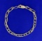 7 1/2 Inch Paperclip Link Bracelet In 18k Yellow Gold