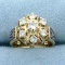 Antique Victorian 2/3ct Tw Diamond Ring In 14k Yellow Gold