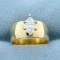 2/3ct Marquise Solitaire Diamond Engagement Ring In 14k Yellow Gold