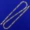 20 Inch Figarucci Link Neck Chain In 14k Yellow Gold