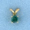 1/2ct Chrysoberyl Solitaire Pendant In 14k Yellow Gold