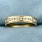 1/3ct Tw Men's Diamond Band Ring In 14k Yellow Gold