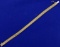 7 1/4 Inch Woven Link Beaded Edge Bracelet In 14k Yellow Gold
