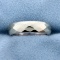 Diamond Pattern Wedding Band Ring In 14k White Gold
