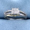 1/3ct Tw Diamond Engagement Ring In 10k Yellow Gold And Sterling Silver