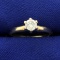.4ct Solitaire Diamond Engagement Ring In 14k Yellow Gold