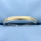 Men's Two Tone Wedding Band Ring In Platinum And 24k Yellow Gold