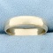 Wedding Band Ring With Beaded Edge In 14k Yellow Gold