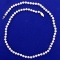 Vintage 22 Inch Mikimoto Akoya Cultured Pearl Strand In 14k Yellow Gold