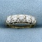 1/4ct Tw Vintage Five-stone Diamond Ring In 14k Yellow And White Gold