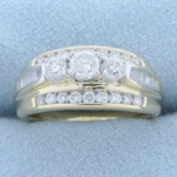 1.25ct Tw Diamond Anniversary Ring In 14k Yellow Gold