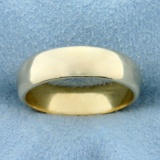 5.4mm Wedding Band Ring In 14k Yellow Gold