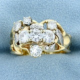 1 3/4ct Tw Diamond Ring In 14k Yellow Gold