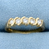 1/3ct Tw Diamond Wedding Band Ring In 14k Yellow Gold