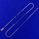 Italian-made 16 Inch S-link Neck Chain In 14k Yellow Gold