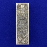Antique Italian-made Lipstick Holder In Sterling Silver