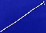 1/2ct Tw Diamond Tennis Bracelet In 14k White Gold