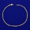 7 1/4 Inch Rope Style Bracelet In 14k Yellow Gold