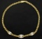 1/2ct Tw Diamond Italian Made Curb Link Necklace In 18k Gold