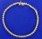 3/4ct Tw Diamond Tennis Bracelet In 14k Yellow Gold