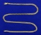 16 Inch Anchor Link Neck Chain In 14k Yellow Gold