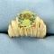 3ct Rare Yellow Chrysoberyl Ring In 14k Yellow Gold