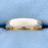 Milgrain Beaded Edge Wedding Band Ring In 14k Yellow Gold