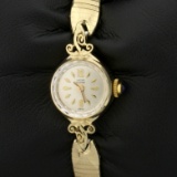 Antique 14k Solid Gold Case Women's Lucien Piccard Windup Watch