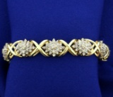 Over 7 Ct Tw Diamond Bracelet In 14k Gold