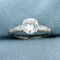 Over 1ct Tw Diamond Engagement Ring In Platinum