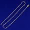 16 Inch Italian-made Elongated Box Link Neck Chain In 14k Yellow Gold