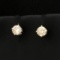 1/2ct Tw Champagne Diamond Stud Earrings In 14k White Gold