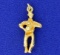 Man Holding Camera Pendant In 14k Yellow Gold