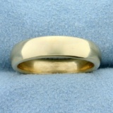 Comfort Fit Wedding Band Ring In 18k Yellow Gold