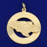 Jamaica Pendant In 14k Yellow Gold