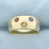 Multi-gemstone Milor Ring In 14k Yellow Gold