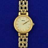 Vintage Ladies Seiko Watch In Gold Plated Stainless Steel