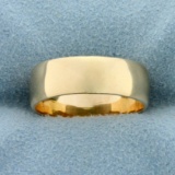 Wedding Band Ring In 14k Yellow Gold